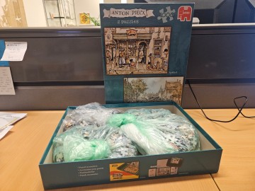 2 anton pieck puzzels 1000 stukjes 1