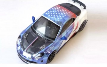 Alpine a110 r us racing 2023 pearl white 143