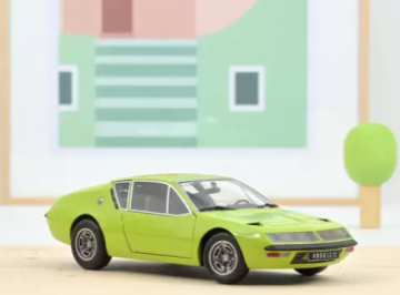 Alpine a310 1600 vf 1975 tilleul groen 1