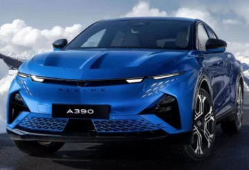 Alpine a390 gts 2026 alpine vision blauw