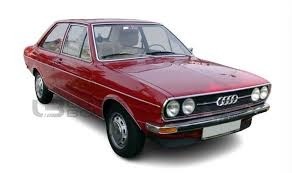 Audi 80 gte 1972 rood