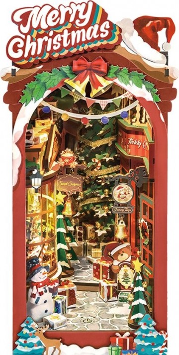 Book nook christmas street 1