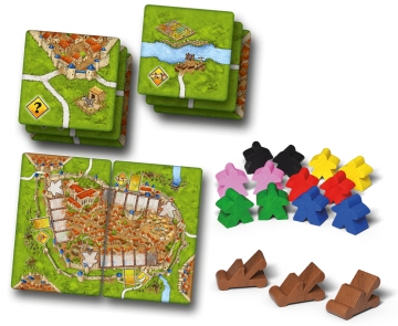 Carcassonne uitbreiding aanval  afweer 2