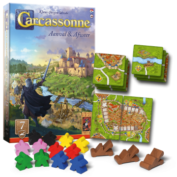 Carcassonne uitbreiding aanval  afweer 3