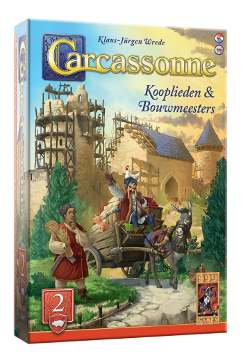 Carcassonne uitbreiding kooplieden  bouwmeesters 1