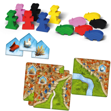 Carcassonne uitbreiding kooplieden  bouwmeesters 2