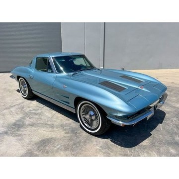 Chevrolet corvette c2 coupe 1963 blauw