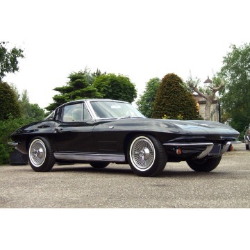 Chevrolet corvette c2 coupe 1963 zwart