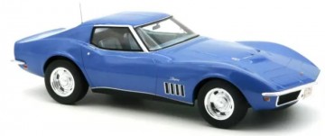 Chevrolet corvette coupe 1969 le mans blauw