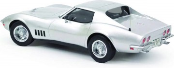 Chevrolet corvette coupe 1969 zilver 2