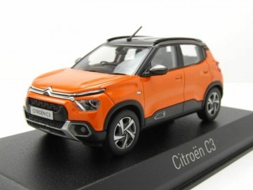 Citroen c3 indian market 2021 orange et grey 1