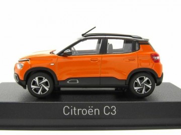 Citroen c3 indian market 2021 orange et grey 2