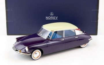 Citroen ds 19 1955 paars en champgne
