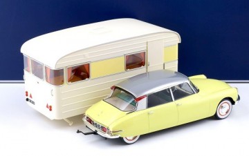 Citroen ds 19 1960 jonquille geel  caravan digue panoramic 2