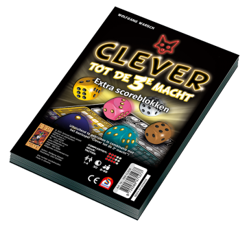 Clever tot de 3e macht scoreblokken