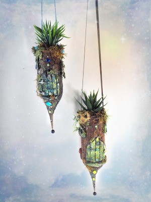 Elfenhuisjes met hangende tuin doe het zelf kit 1