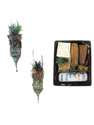 Elfenhuisjes met hangende tuin doe het zelf kit 3