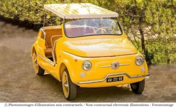 Fiat 500 jolly 1965 geel
