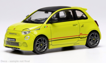 Fiat 500e abarth 2024 geel 1