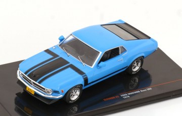 Ford mustang boss 302 1970 blauw 1