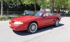 Ford mustang cabriolet   1994   red 1
