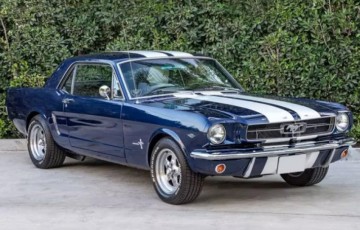 Ford mustang coupe 1966 nightmist blauw