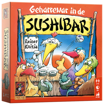 Geharrewar in de sushibar l