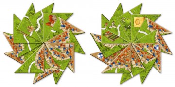 Carcassonne Mini Uitbreiding Halve Tegels