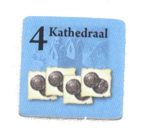 Kolonisten van Catan - Stadsuitbouwfiches Blauw V2 5