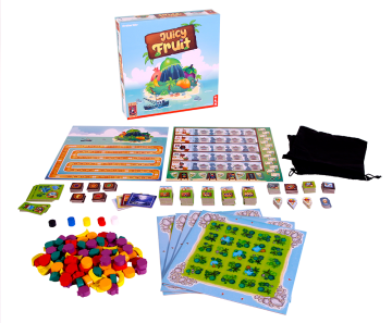 Juicy fruitspeelmateriaalmetdoos