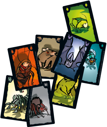 Kakkerlakkenpoker speelmateriaal