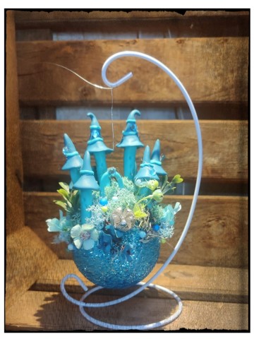 Kasteelbol turquoise 3