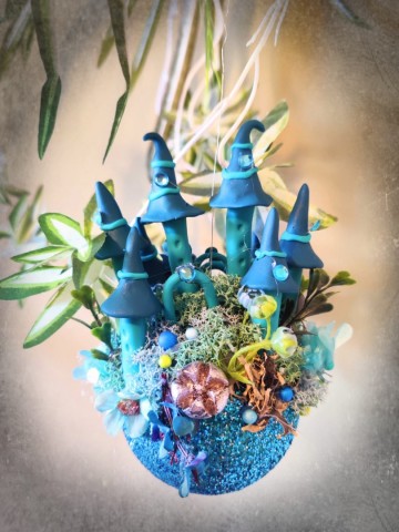 Kasteelbol turquoise 4