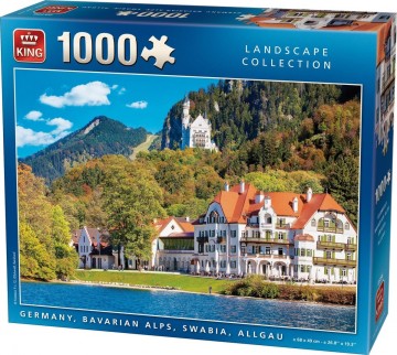 King puzzel duitsland beierse alpen 1000 stukjes 1