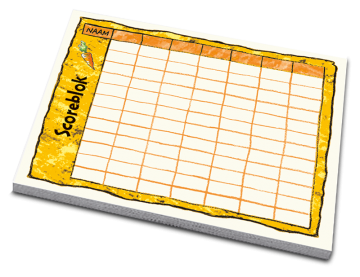 Konijnen hokken scoreblokken