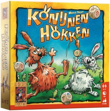 Konijnen Hokken - 999 Games Kaartspel 1