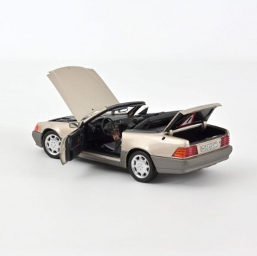 Mercedes benz 500 sl 1989 smoke zilver 4