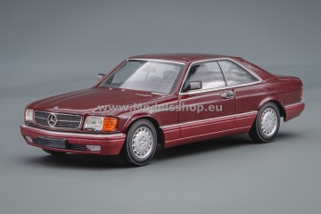 Mercedes benz 560 sec c126   1980   red metallic 1