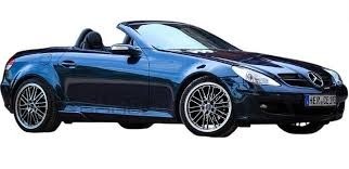 Mercedes benz slk r171 2007 blauw