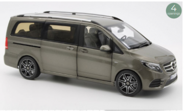 Mercedes benz v class amg line 2018 indium grijs