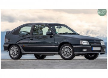 Opel kadett gsi 1991 black metallic helmut schmidt 1
