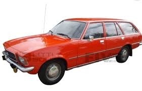 Opel rekord d caravan 1975 oranje