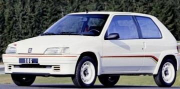 Peugeot 106 rallye 13 1993 wit