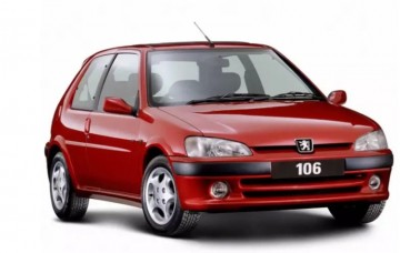 Peugeot 106 s16 1998 diablo rood