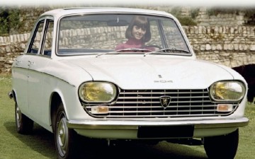 Peugeot 204 1967 white 1
