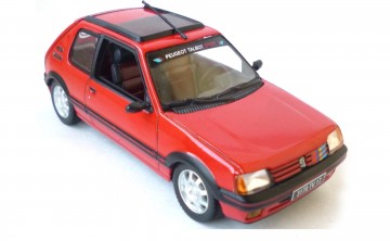 Peugeot 205 gti 19 1991 vallelunga red with pts deco