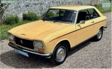 Peugeot 304 coupe s 1974 corn geel