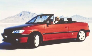 Peugeot 306 cabriolet 1994 diablo rood