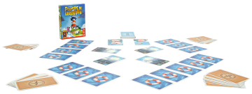 Pompen of verzuipenspeelsituatiemetdoos