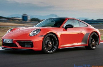 Porsche 911 992 carrera 4 gts 2023 oranje 1